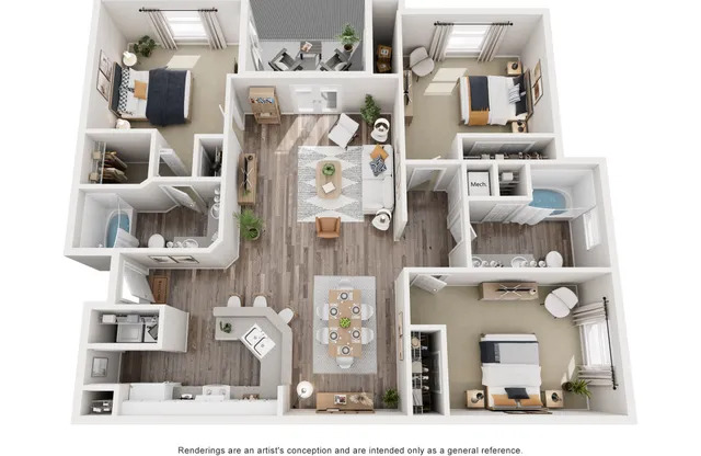 3 beds, 2 baths, 1,351 sqft, $2,305
