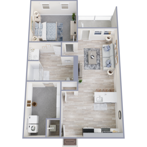 1 bed, 1 bath, 695 sqft, $1,695