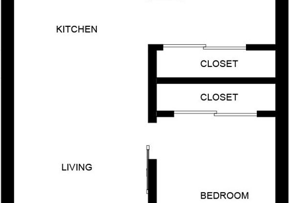 1 bed, 1 bath, 586 sqft, $1,295, Unit 302