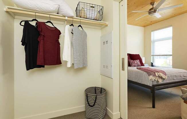 Walk-In Closet at Postmark Apartments, Washington, 98155