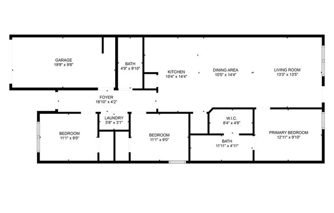 3 beds, 2 baths, 1,215 sqft, $1,400, Unit 1269 Lehmann Drive - Unit B