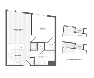 1 bed, 1 bath, 670 sqft, $2,575