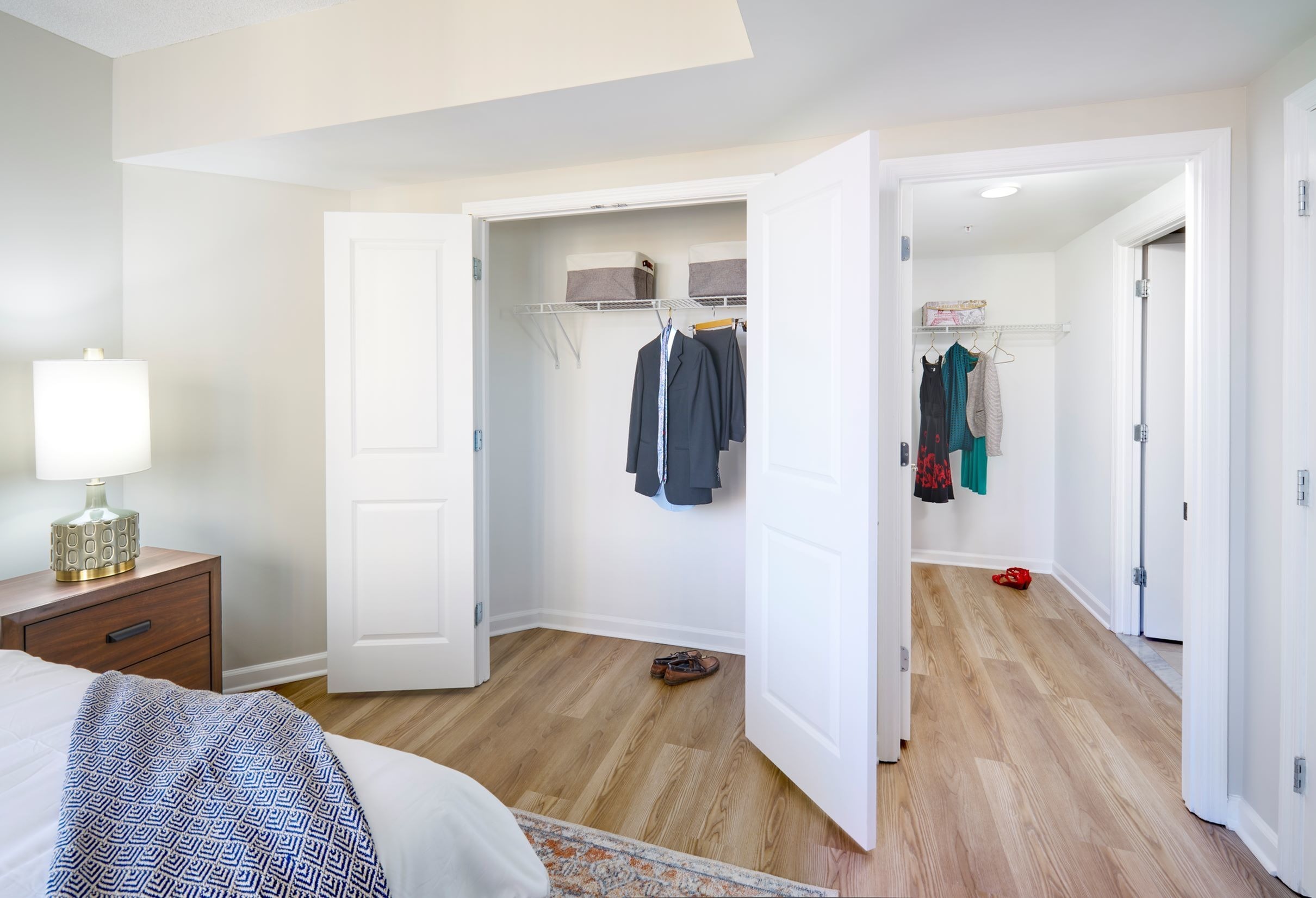 Bedroom & Closet in a Newly Renovated Apartment