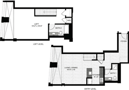 1 bed, 2 baths, 1,322 sqft, $3,680, Unit 0207