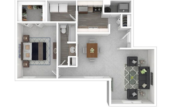 1 bed, 1 bath, 850 sqft, $1,099