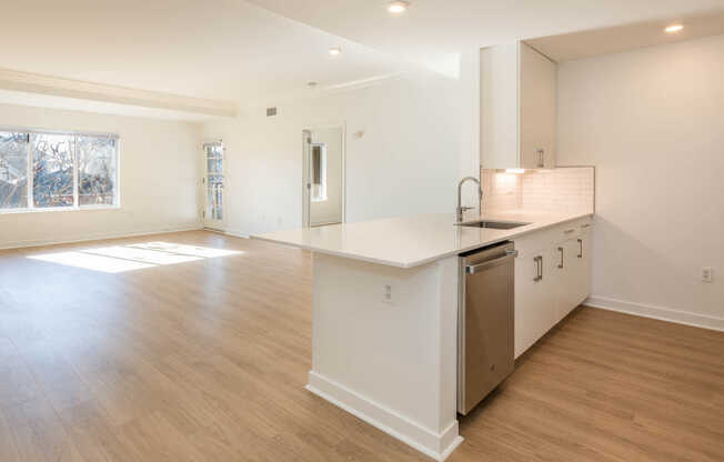 Living Room with Hard Surface Flooring