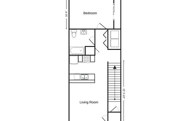 1 bed, 1 bath, 705 sqft, $1,150, Unit AT 715-55