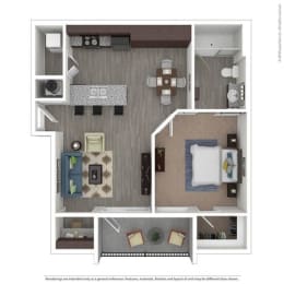 1 bed, 1 bath, 684 sqft, $979