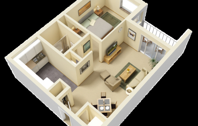 1 bed, 1 bath, 675 sqft, $2,470