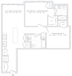2 beds, 2 baths, 1,060 sqft, $3,015