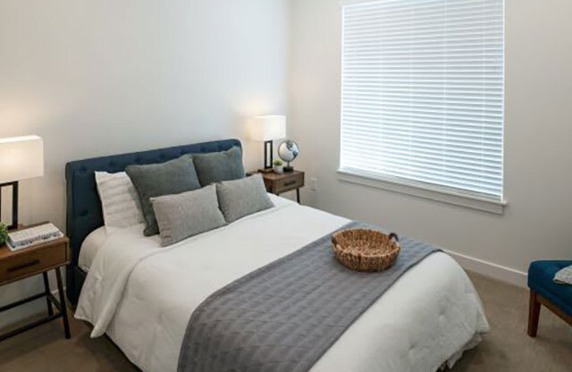 Large Comfortable Bedrooms at Foothill Lofts Apartments & Townhomes, Logan, UT