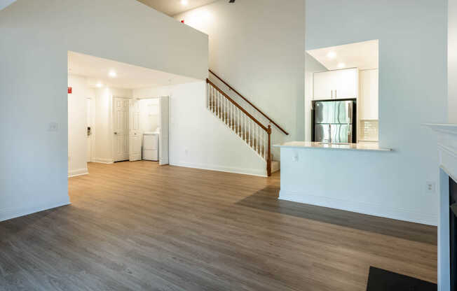 Living Room with Hard Surface Flooring