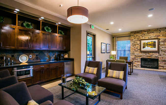 Beautiful Resident Clubhouse at Rolling Hills Apartments in Fairfield