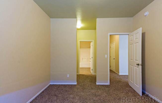 hallway, closet, doors