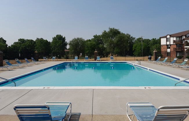 Outdoor Pool Access for Fairlane Apartments in Springfield, Michigan