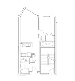 1 bed, 1 bath, 615 sqft, $2,723