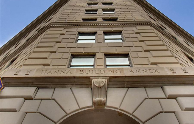 Elegant Exterior View at The Residences At Hanna Apartments, Cleveland