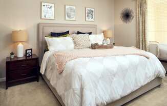 Master Bedroom at Victoria Arbors Apartment Homes