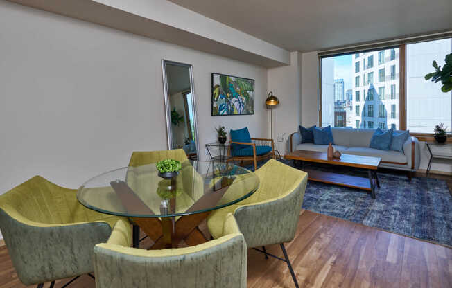 Living Room with Hard Surface Flooring