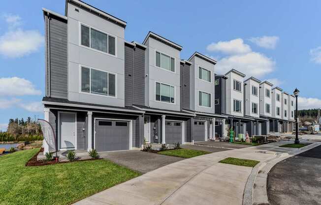 Houses With Attached Garage And Patio at Thrive at Green Mountain, Camas, WA, 98607