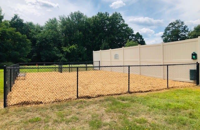 Spacious Dog Park at Carisbrooke at Manchester Apartments, Manchester, New Hampshire