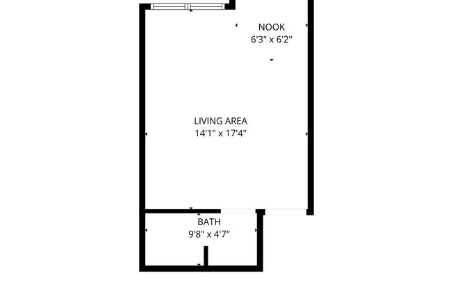 Studio, 1 bath, 350 sqft, $1,570, Unit 328