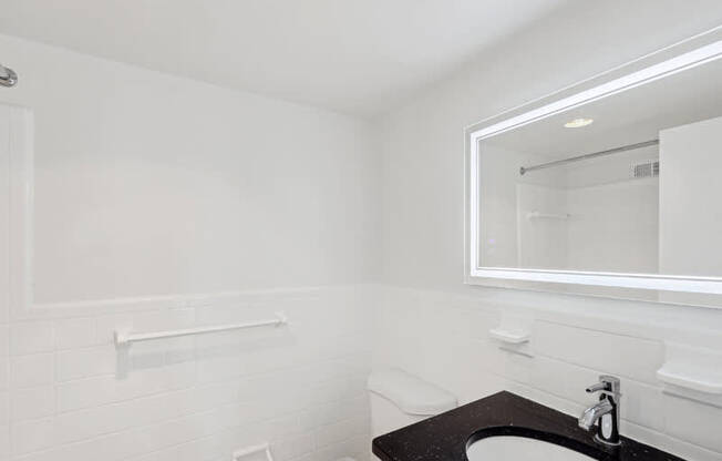 White Bathroom at Stratford at Southern Towers, Alexandria, 22311