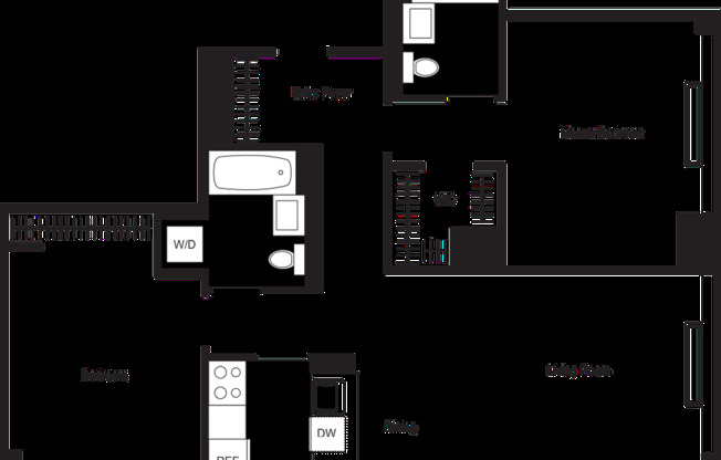 2 beds, 2 baths, 989 sqft, $7,650, Unit 2010