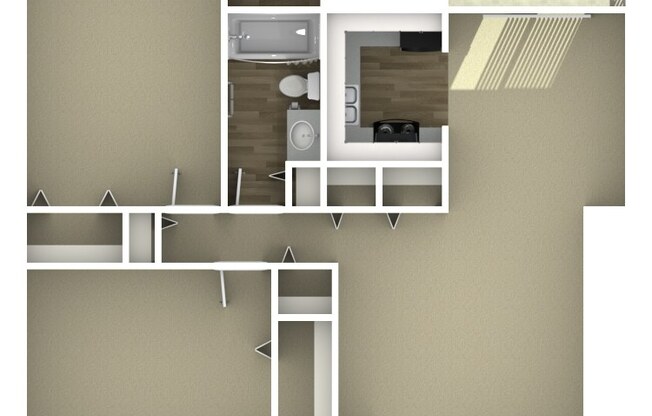 2 beds, 1.5 baths, 890 sqft, $1,535