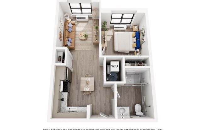 1 bed, 1 bath, 531 sqft, $2,250, Unit 228B