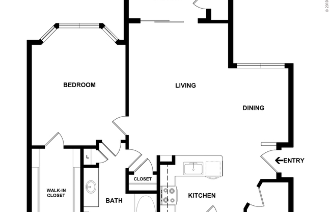1 bed, 1 bath, 767 sqft, $1,315