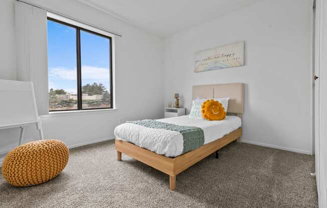 Bedroom at Park On Canal Apartments, Clinton Twp, Michigan