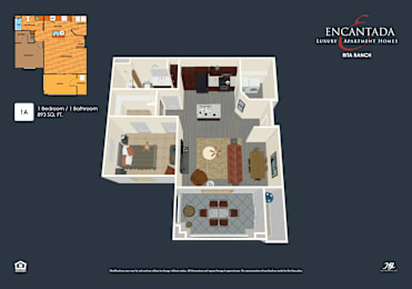 1 bed, 1 bath, 893 sqft, $1,525