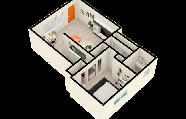 1 bed, 1 bath, 635 sqft, $1,285, Unit 302