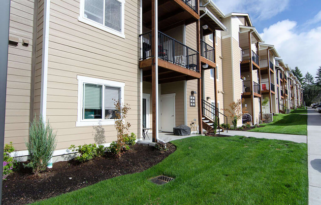 exterior building looking at patio