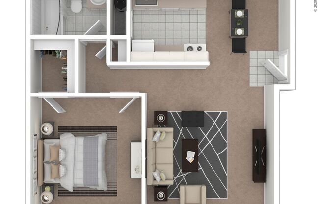 1 bed, 1 bath, 750 sqft, $1,100, Unit 3459-205