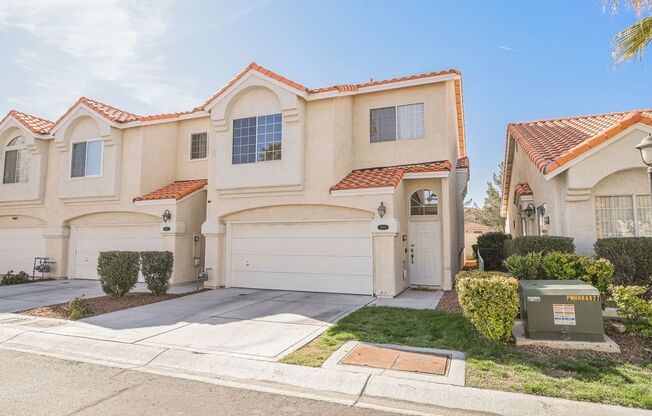 Stunning, Fully Furnished, 2 Bedroom Townhome Located In The Highly Desirable Community Of Spring Valley. 5 Minutes From The Las Vegas Strip!