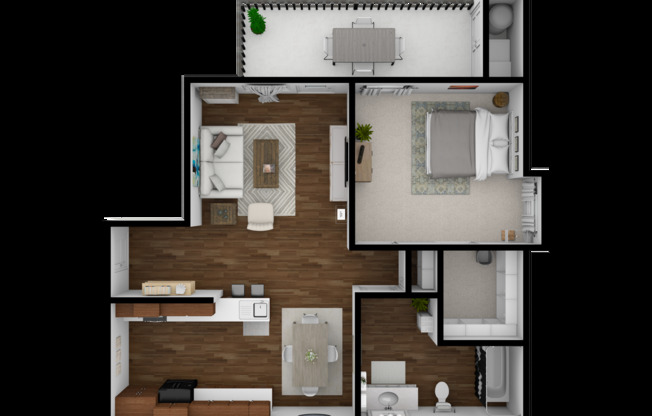 1 bed, 1 bath, 742 sqft, $1,359, Unit 7862-302