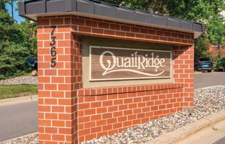 Quail Ridge Entrance Sign