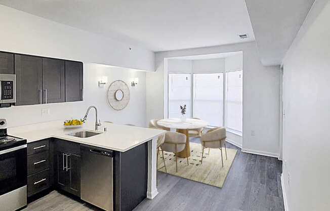 Cascades Suites Renovated Kitchen View 2