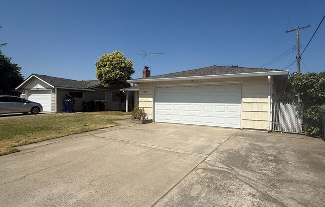 3 bed 1 bath home available now