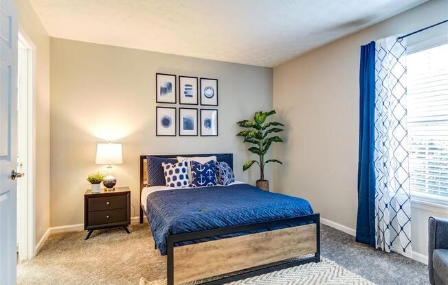 Beautiful Bright Bedroom With Large Window at Glen Hollow, Decatur, Georgia