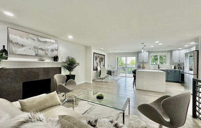 Fully Remodeled, Partially Furnished 4BR/3BA Home in Kirkland