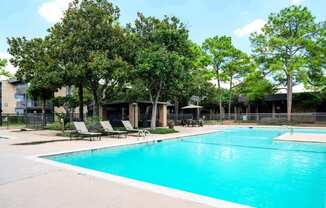 Sparkling Swimming Pool at Park at Voss Apartments, The Barvin Group, Houston