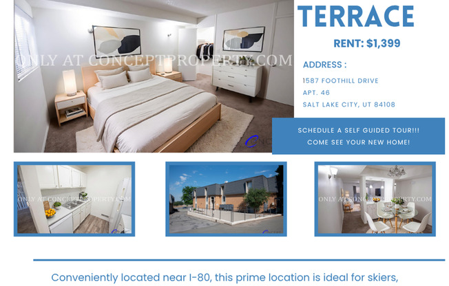 2 beds, 1 bath, 970 sqft, $1,399, Unit 46 PR