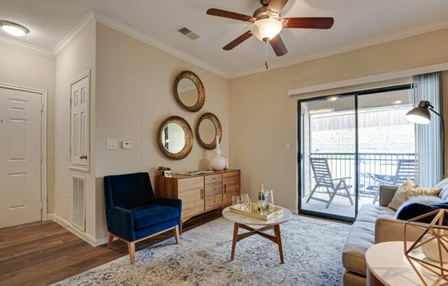 Modern Living Room at Wind Dance, Carrollton, TX, 75010