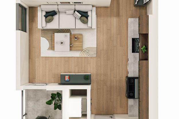 1 bed, 1 bath, $2,995, Unit 802