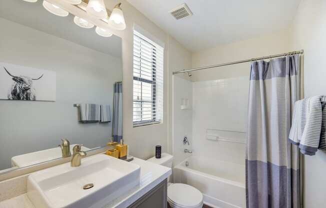 Discover spa-like luxury at The Michael B: updated fixtures for a blissful bath retreat.at The Michael B Townhomes and Flats, Nevada