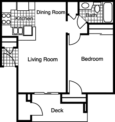 1 bed, 1 bath, 586 sqft, $2,355, Unit 575