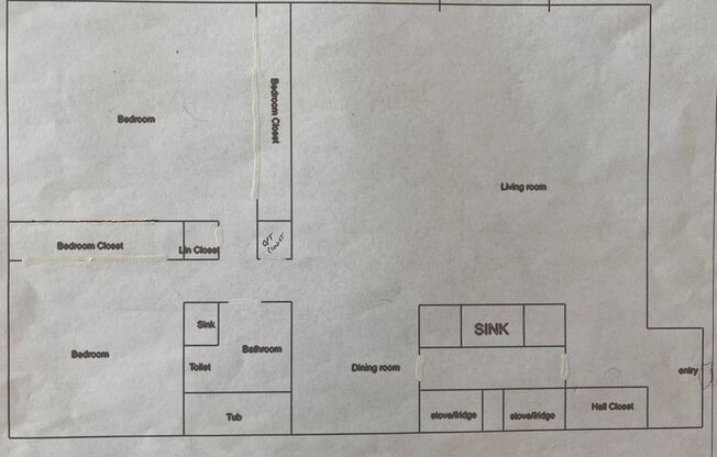 2 beds, 1 bath, 800 sqft, $1,075, Unit 379-102